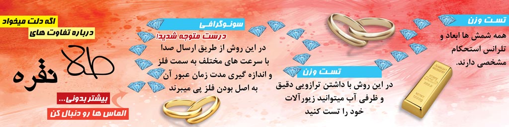 تفاوت طلا و نقره